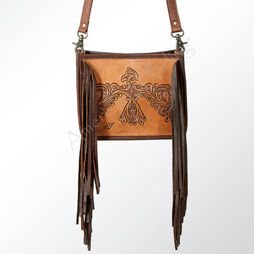 American Darling Cross Body Hand Tooled Genuine Leather Western Women Bag Handbag Purse | Crossbody for Cute
